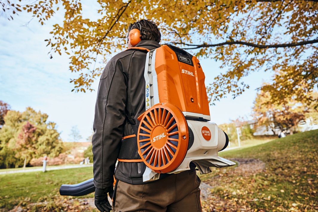 Stihl S Most Powerful Battery Powered Leaf Blower Balmers Gm